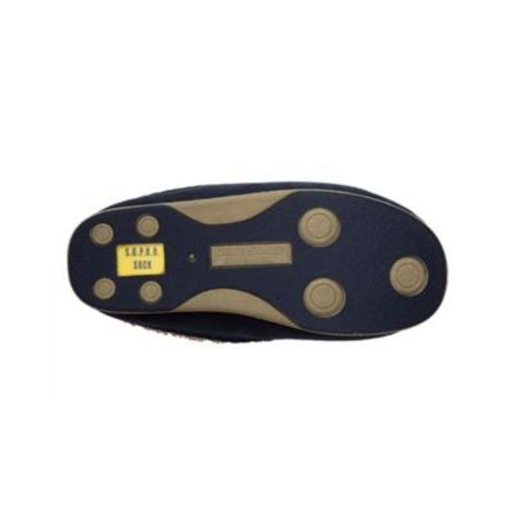 DEER STAGS Mens Navy Quilted Comfort Alma Round Toe Slip On Slippers Shoes 7 M - Picture 4 of 4